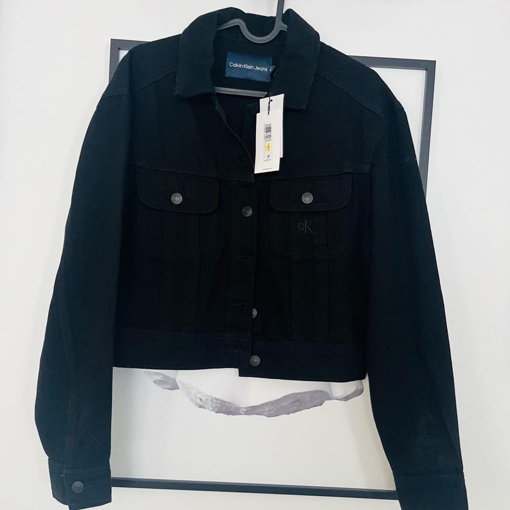 Calvin Klein Women's Black Denim Jacket